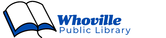 White and Blue Modern Library Logo2